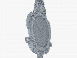 Antique Barometer v 1 Model 3D