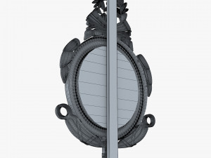 Antique Barometer v 1 Model 3D