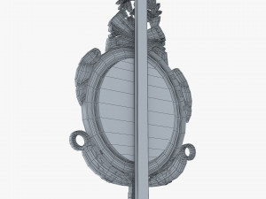 Antique Barometer v 1 Model 3D