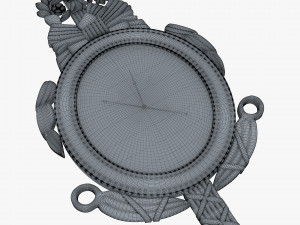 Antique Barometer v 1 Model 3D