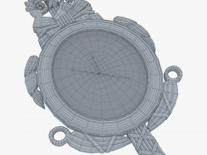 Antique Barometer v 1 Model 3D