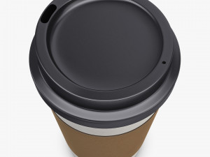 Paper Coffee Cup 16oz 480ml v 1 Modelo 3D