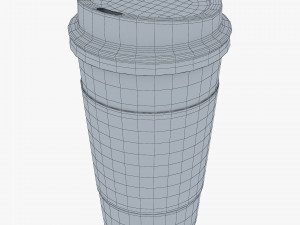 Paper Coffee Cup 16oz 480ml v 1 Modelo 3D