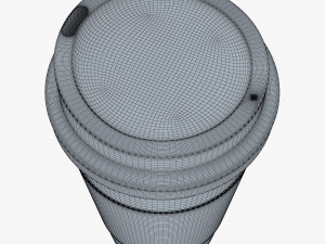 Paper Coffee Cup 16oz 480ml v 1 Modelo 3D