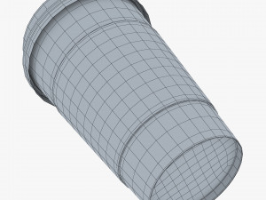 Paper Coffee Cup 16oz 480ml v 1 Modelo 3D