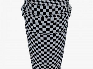Paper Coffee Cup 16oz 480ml v 1 Modelo 3D