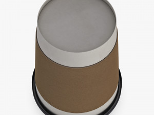 Paper Coffee Cup 12oz 360ml v 1 3D Model