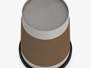 Copo de Caf&eacute; de Papel 12oz 360ml v 1 Modelo 3D