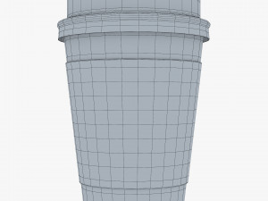 Paper Coffee Cup 12oz 360ml v 1 3D Model