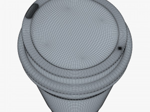 Paper Coffee Cup 12oz 360ml v 1 3D Model