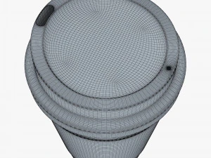 Copo de Caf&eacute; de Papel 12oz 360ml v 1 Modelo 3D