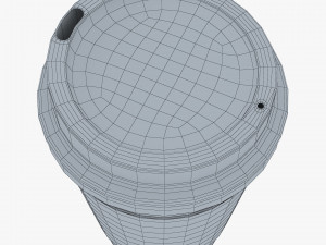 Paper Coffee Cup 12oz 360ml v 1 3D Model