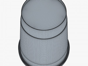 Paper Coffee Cup 12oz 360ml v 1 3D Model