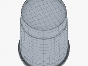Paper Coffee Cup 12oz 360ml v 1 3D Model