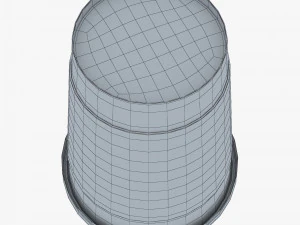 Copo de Caf&eacute; de Papel 12oz 360ml v 1 Modelo 3D