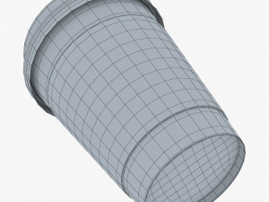 Paper Coffee Cup 12oz 360ml v 1 3D Model