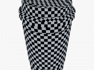 Paper Coffee Cup 12oz 360ml v 1 3D Model