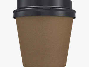 Copo de Caf&eacute; de Papel 8ozU 240ml v 1 Modelo 3D