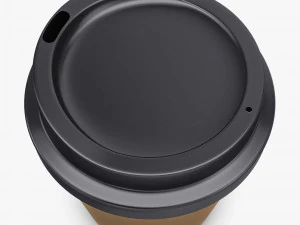 Copo de Caf&eacute; de Papel 8ozU 240ml v 1 Modelo 3D