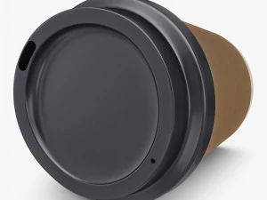Copo de Caf&eacute; de Papel 8ozU 240ml v 1 Modelo 3D