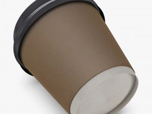 Copo de Caf&eacute; de Papel 8ozU 240ml v 1 Modelo 3D