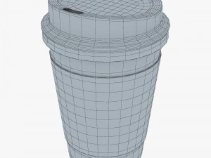 Copo de Caf&eacute; de Papel 8ozU 240ml v 1 Modelo 3D