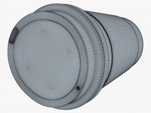 Copo de Caf&eacute; de Papel 8ozU 240ml v 1 Modelo 3D