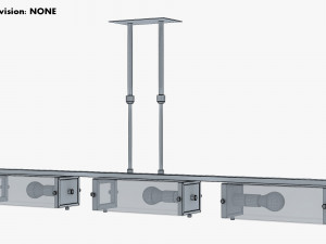 Chandelier Altalusse IL INL-9189P-03 Chrome 3D मॉडल