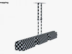 Chandelier Altalusse IL INL-9189P-03 Chrome 3D Model