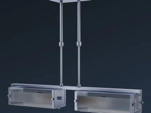 Chandelier Altalusse IL INL-9189P-02 Chrome 3D Model