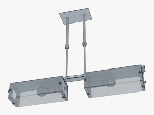 Chandelier Altalusse IL INL-9189P-02 Chrome 3D 模型