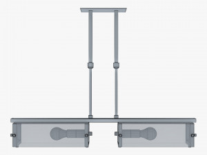 Chandelier Altalusse IL INL-9189P-02 Chrome 3D 模型