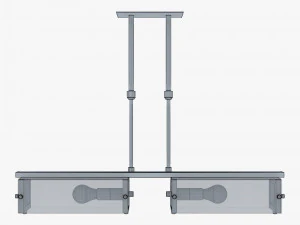 Chandelier Altalusse IL INL-9189P-02 Chrome 3D Model