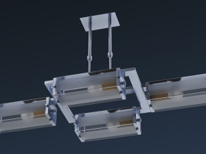 Chandelier Altalusse IL INL-9189P-04 Chrome 3Dモデル