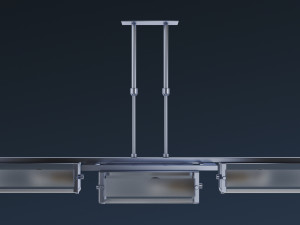 Chandelier Altalusse IL INL-9189P-04 Chrome 3Dモデル