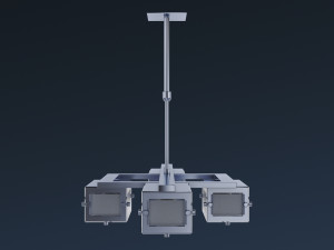 Chandelier Altalusse IL INL-9189P-04 Chrome 3Dモデル