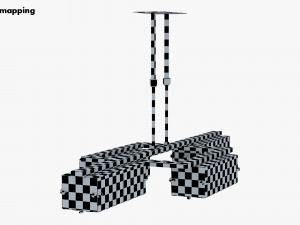 Chandelier Altalusse IL INL-9189P-04 Chrome 3Dモデル