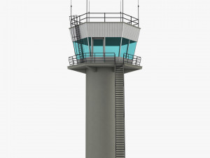 Airport Air Traffic Control Tower M 1 Model 3D