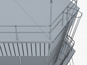 Airport Air Traffic Control Tower M 1 Model 3D