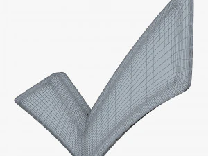 Check Mark v 1 3D Model