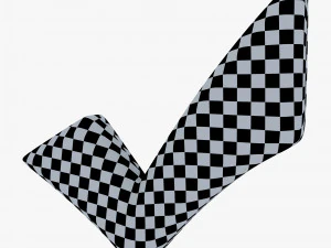 Check Mark v 1 3D Model