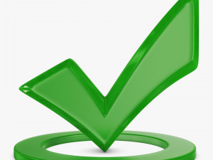 Check Mark v 2 3D Модель
