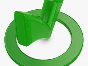 Check Mark v 2 3D Model