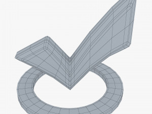 Check Mark v 2 3D Модель