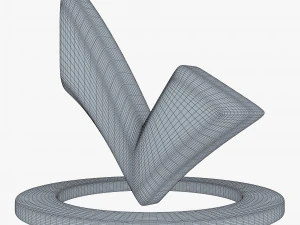 Check Mark v 2 3D Model