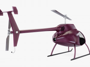 Generic Light Helicopter M 1 3D मॉडल