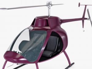 Generic Light Helicopter M 1 3D मॉडल