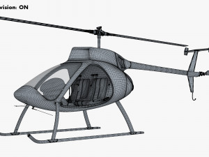 Generic Light Helicopter M 1 3D मॉडल