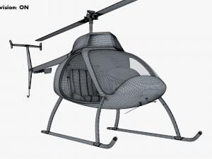 Generic Light Helicopter M 1 3D मॉडल