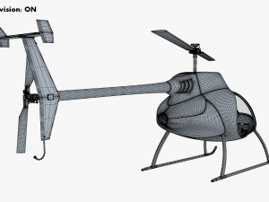 Generic Light Helicopter M 1 3D मॉडल
